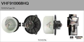 HQ VHF910068HQ - Ventilador habitáculo TOYOTA Type 12V