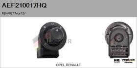 HQ AEF210017HQ - CONMUTADOR AJUSTE ESPEJO RENAULT TYPE 12V