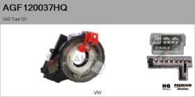 HQ AGF120037HQ - MUELLE ESPIRAL, AIRBAG  VAG TYPE 12V