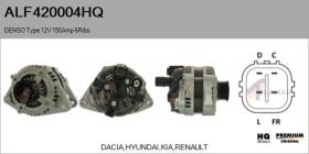 HQ ALF420004HQ - ALTERNADOR  DENSO TYPE 12V 150AMP PR6