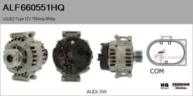 HQ ALF660551HQ - ALTERNADOR  VALEO TYPE 12V 150AMP PFR6