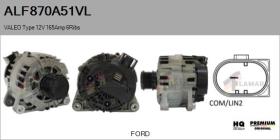 VALEO ALF870A51VL - ALTERNADOR  VALEO TYPE 12V