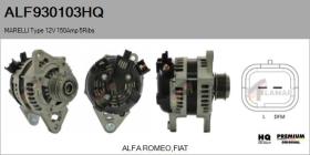 HQ ALF930103HQ - ALTERNADOR  MARELLI TYPE 12V 150AMP