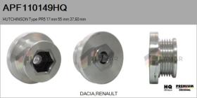 HQ APF110149HQ - POLEA HUTCHINSON TYPE PR5 17 MM 55 MM 37,60 MM