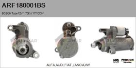 BOSCH ARF180001BS - MOTOR DE ARRANQUE BOSCH TYPE 12V