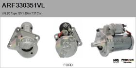 VALEO ARF330351VL - MOTOR DE ARRANQUE 12V 1,2KW 13T CW