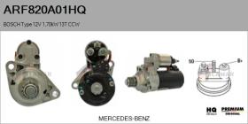 HQ ARF820A01HQ - MOTOR DE ARRANQUE BOSCH TYPE 12V 1,70KW 13T CCW