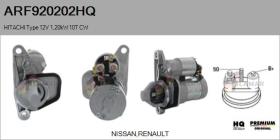 HQ ARF920202HQ - MOTOR DE ARRANQUE HITACHI TYPE 12V 1,20KW 10T CW