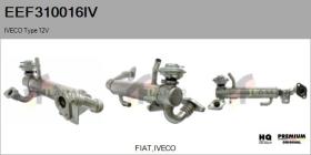 IVECO EEF310016IV - ELEMENTO ENFRIADOR,RECICLAJE GASES ESCAPE