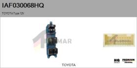 HQ IAF030068HQ - INTERRUPTOR, ELEVALUNAS TOYOTA TYPE 12V