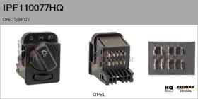 HQ IPF110077HQ - INTERRUPTOR LUZ PRINCIPAL OPEL TYPE 12V