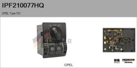 HQ IPF210077HQ - INTERRUPTOR LUZ PRINCIPAL OPEL TYPE 12V