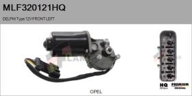 HQ MLF320121HQ - MOTOR LIMPIAPARABRISAS DELPHI TYPE 12V FRONT LEFT