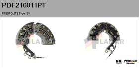 PRESTOLITE PDF210011PT - RECTIFICADOR, ALTERNADOR