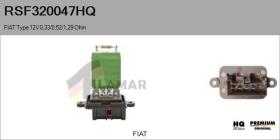 HQ RSF320047HQ - RESISTENCIA VENTILADOR HABITáCULO FIAT TYPE 12V 0,33/0,52/1,