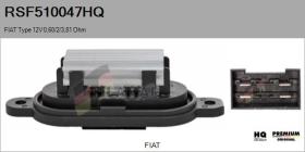 HQ RSF510047HQ - RESISTENCIA VENTILADOR HABITáCULO FIAT TYPE 12V 0,60/2/3,81