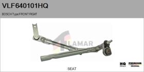 HQ VLF640101HQ - VARILLAJE DE LIMPIAPARABRISAS BOSCH TYPE FRONT RIGHT