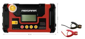 ABSAAR 70635931 - ARRANCADOR PARA BATERIA 10400MAH CON USB 2.4A