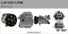 RENAULT NISSAN CAF220117RN - COMPRESOR AIRE ACONDICIONADO