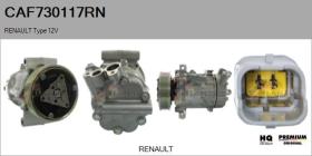 RENAULT NISSAN CAF730117RN - COMPRESOR AIRE ACONDICIONADO