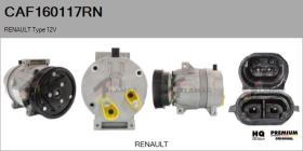 RENAULT NISSAN CAF160117RN - COMPRESOR AIRE ACONDICIONADO