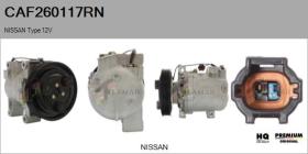 RENAULT NISSAN CAF260117RN - COMPRESOR AIRE ACONDICIONADO