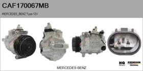 MERCEDES BENZ CAF170067MB - COMPRESOR AIRE ACONDICIONADO