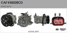 CHRYSLER-DODGE-JEEP CAF430028CD - COMPRESOR AIRE ACONDICIONADO