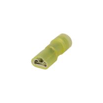  TI104 - TERMINAL HEMBRA AISLADO LENGUETA 6,3X0,80 AMARILLO