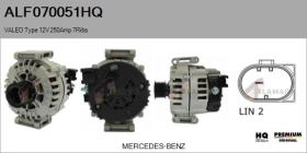 HQ ALF070051HQ - ALTERNADOR