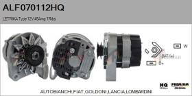 HQ ALF070112HQ - ALTERNADOR