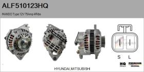 HQ ALF510123HQ - ALTERNADOR