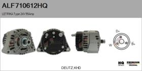 HQ ALF710612HQ - ALTERNADOR