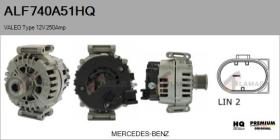 HQ ALF740A51HQ - ALTERNADOR