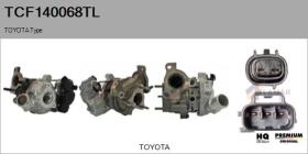 TOYOTA-LEXUS-DAIHATSU TCF140068TL - TURBOCOMPRESOR, SOBREALIMENTACIóN