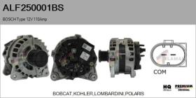 BOSCH ALF250001BS - ALTERNADOR