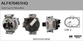 HQ ALF670451HQ - ALTERNADOR