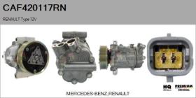 RENAULT NISSAN CAF420117RN - COMPRESOR, AIRE ACONDICIONADO