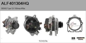 HQ ALF401304HQ - ALTERNADOR