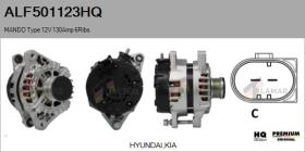 HQ ALF501123HQ - ALTERNADOR