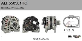 HQ ALF550501HQ - ALTERNADOR