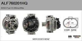 HQ ALF760201HQ - ALTERNADOR