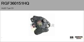 HQ RGF360151HQ - REGULADOR DEL ALTERNADOR