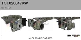 KAYOTAWA TCF820047KW - TURBOCOMPRESOR_SOBREALIMENTACIóN