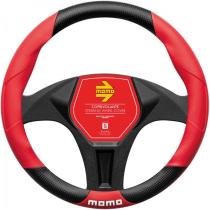 MOMO SWC016BRS - FUNDA VOLANTE 016 TUNING NEGRO-ROJO S