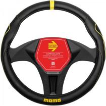 MOMO SWC014BYS - FUNDA VOLANTE 014 SUPERGRIP NEGRO-AMARILLO S